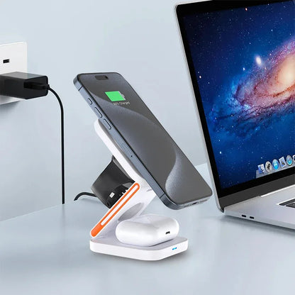CircuitTech FoldCharge 3-in-1 Apple Watch charging arm detail close-up