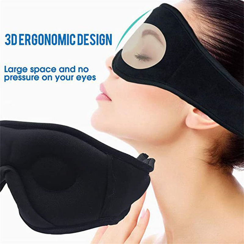 CircuitTech DreamSound Pro sleep mask side profile showing padding and eye cups